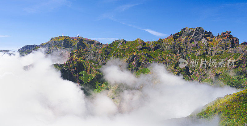 PR1 Pico do Arieiro山顶通往天堂的阶梯葡萄牙马德拉岛